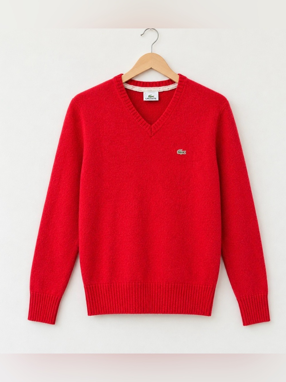 Vintage Lacoste 100% Wool Sweater – Designed in France/ woman’s size 6